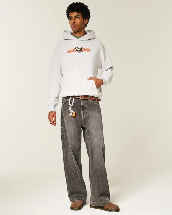 Boxy Shelby Cobra Graphic Hoodie Boxy Shelby Cobra Graphic Hoodie