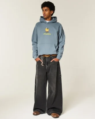 Boxy SpongeBob SquarePants Grafik-Hoodie Boxy SpongeBob SquarePants Grafik-Hoodie