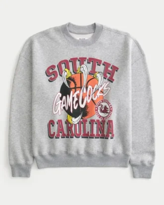 Boxy-Sweatshirt mit Grafik der University of South Carolina