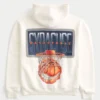 Boxy Syracuse Basketball Graphic Hoodie