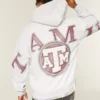 Boxy Texas A&M University Aggies Grafik-Kapuzenjacke mit Reißverschluss Boxy Texas A&M University Aggies Grafik-Kapuzenjacke mit Reißverschluss