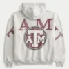 Boxy Texas A&M University Aggies Grafik-Kapuzenjacke mit Reißverschluss Boxy Texas A&M University Aggies Grafik-Kapuzenjacke mit Reißverschluss