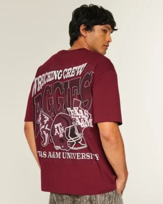 Boxy Texas A&M University Aggies Grafik-T-Shirt