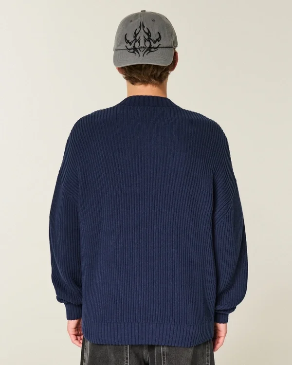 Boxy Tokyo Graphic Crew Sweater Boxy Tokyo Graphic Crew Sweater