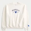 Boxy University at Buffalo Bulls Graphic Crew Sweatshirt