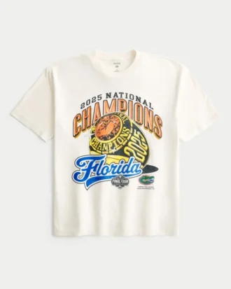Boxy University of Florida National Champions Grafik-T-Shirt