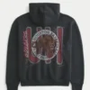 Boxy University of Houston Cougars Basketball Graphic Hoodie