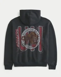 Boxy University of Houston Cougars Basketball Graphic Hoodie