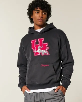 Boxy University of Houston Cougars Grafik-Hoodie Boxy University of Houston Cougars Grafik-Hoodie