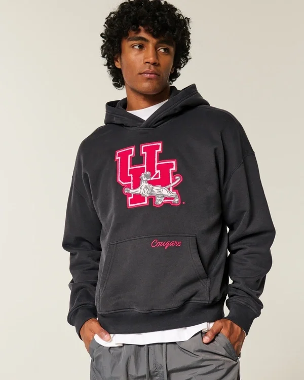Boxy University of Houston Cougars Grafik-Hoodie Boxy University of Houston Cougars Grafik-Hoodie