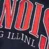 Boxy University of Illinois Fighting Illini Graphic Crew Sweatshirt