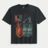 Boxy University of Miami Hurricanes Grafik-T-Shirt