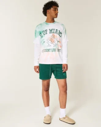 Boxy University of Miami Hurricanes Grafik-T-Shirt