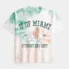 Boxy University of Miami Hurricanes Grafik-T-Shirt