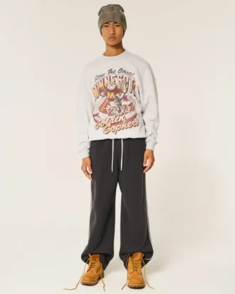 Boxy University of Minnesota Golden Gophers Graphic Crew Sweatshirt