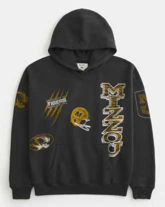 Boxy University of Missouri Tigers Grafik-Hoodie