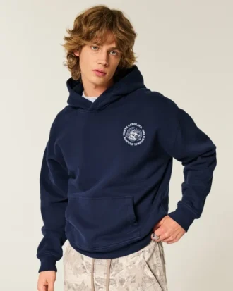 Boxy University of North Carolina at Chapel Hill Tar Heels Grafik-Hoodie