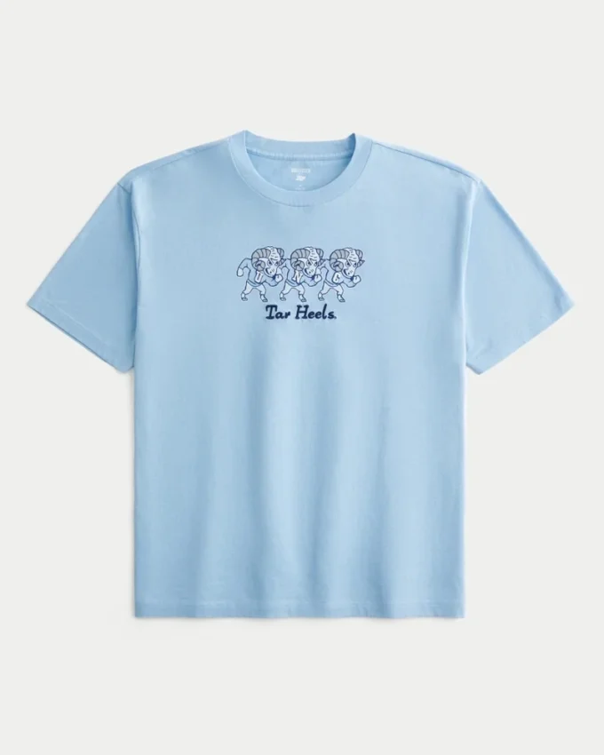 Boxy University of North Carolina at Chapel Hill Tar Heels Grafik-T-Shirt