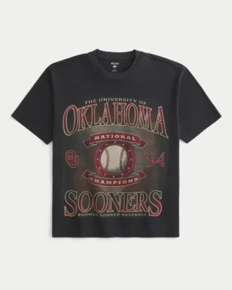 Boxy University of Oklahoma Sooners Grafik-T-Shirt
