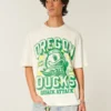 Boxy University of Oregon Ducks Grafik-T-Shirt