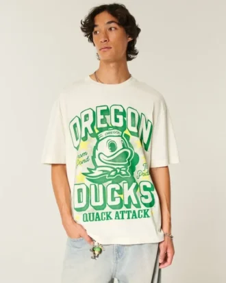 Boxy University of Oregon Ducks Grafik-T-Shirt