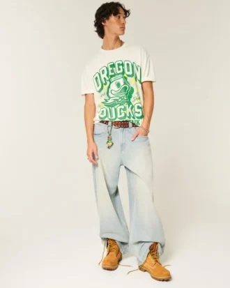 Boxy University of Oregon Ducks Grafik-T-Shirt