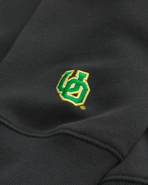 Boxy University of Oregon Ducks Graphic Crew Sweatshirt Boxy University of Oregon Ducks Graphic Crew Sweatshirt