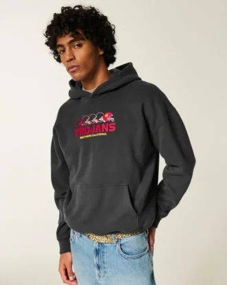 Boxy University of Southern California Trojans Grafik-Hoodie
