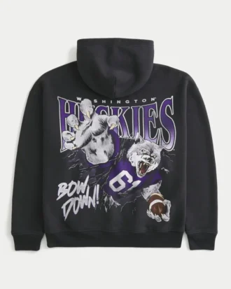 Boxy University of Washington Huskies Grafik-Hoodie