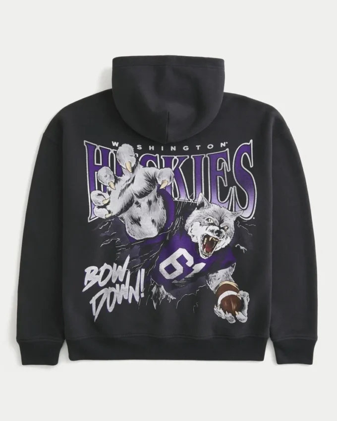 Boxy University of Washington Huskies Grafik-Hoodie Boxy University of Washington Huskies Grafik-Hoodie