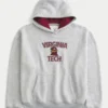 Boxy Virginia Tech Hokies Grafik-Hoodie