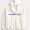 Boxy Volkswagen Racing Graphic Zip-Up Hoodie Boxy Volkswagen Racing Graphic Zip-Up Hoodie