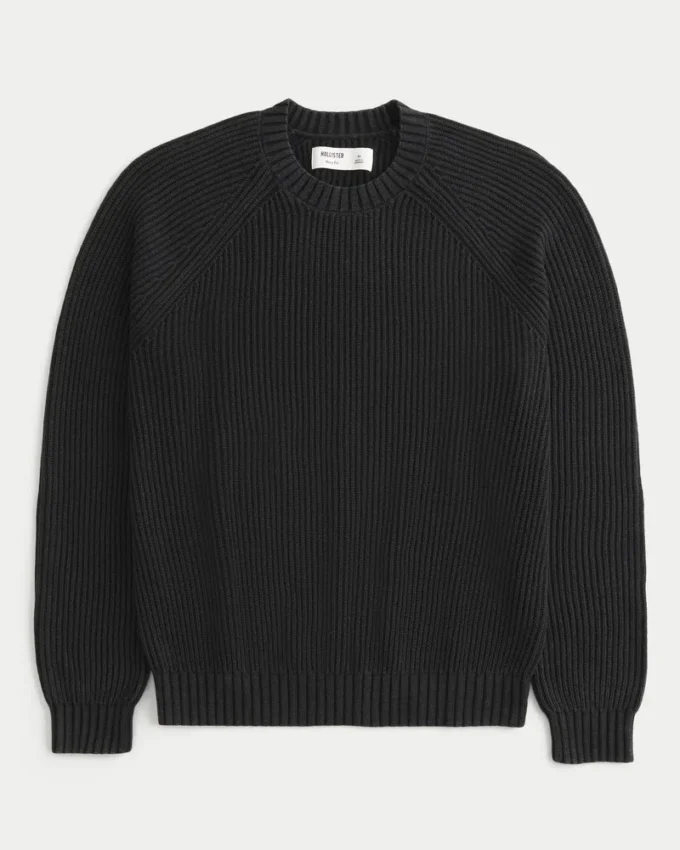 Boxy Washed Crew Sweater Boxy Washed Crew Sweater
