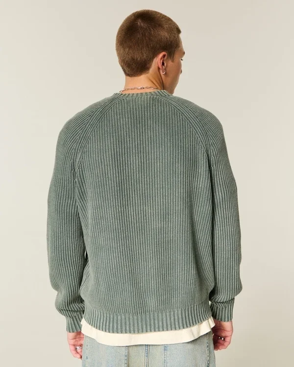 Boxy Washed Crew Sweater Boxy Washed Crew Sweater