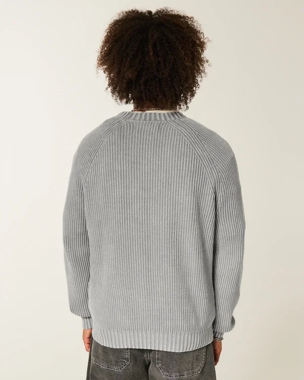 Boxy Washed Crew Sweater Boxy Washed Crew Sweater