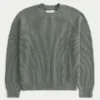 Boxy Washed Crew Sweater Boxy Washed Crew Sweater