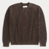 Boxy Washed Crew Sweater