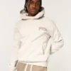 Boxy Yellowstone Graphic Hoodie