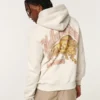 Boxy Yellowstone Graphic Hoodie