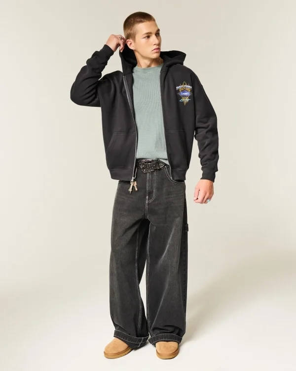 Boxy Zip-Up Jimmie Johnson Team Lowe’s NASCAR Graphic Hoodie Boxy Zip-Up Jimmie Johnson Team Lowe’s NASCAR Graphic Hoodie