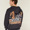 Boxy Zip-Up University of Tennessee Volunteers Graphic Hoodie