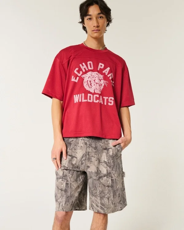 Camo Baggy Denim Painter Shorts Camo Baggy Denim Painter Shorts