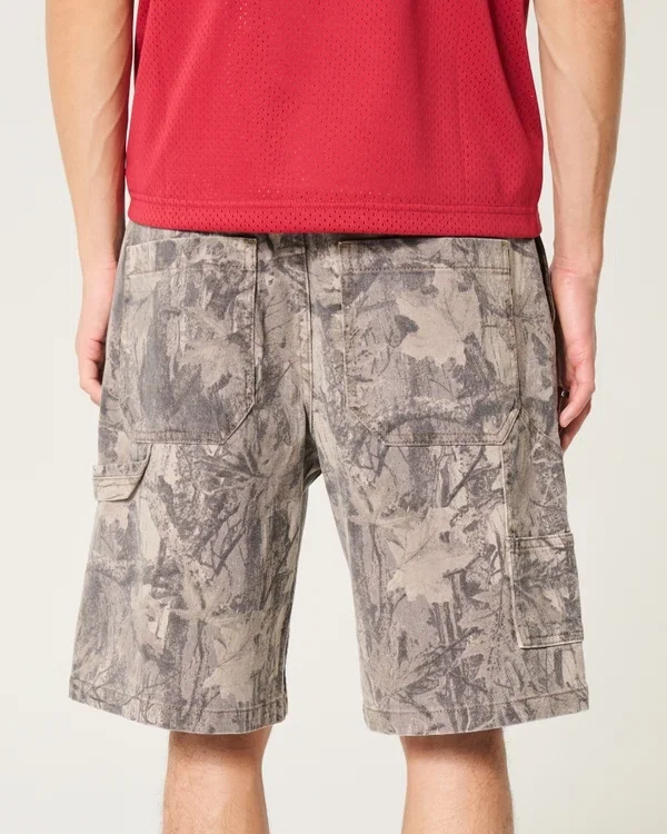 Camo Baggy Denim Painter Shorts Camo Baggy Denim Painter Shorts