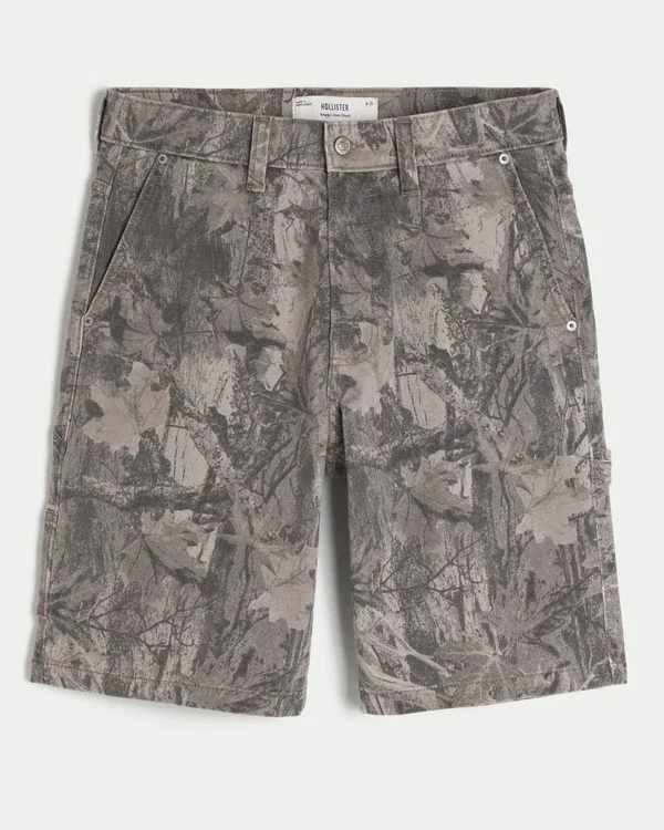 Camo Baggy Denim Painter Shorts Camo Baggy Denim Painter Shorts