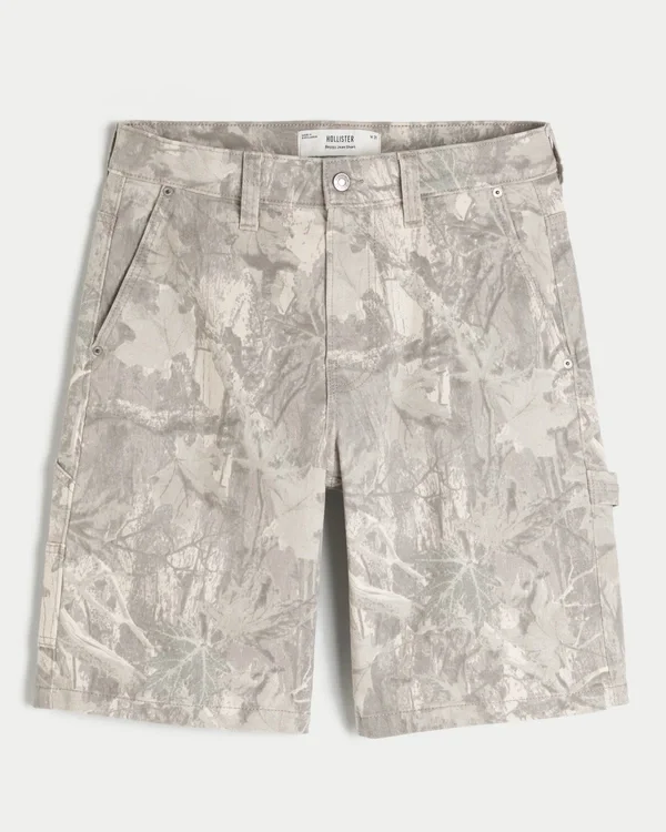 Camo Baggy Denim Shorts Camo Baggy Denim Shorts