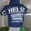 Chelsea Football Club Grafik-Kapuzenjacke mit Reißverschluss