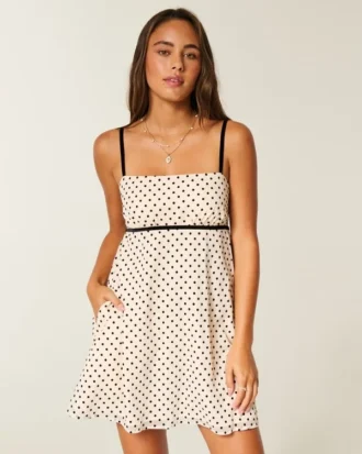 Chiffon-Babydoll-Minikleid Chiffon-Babydoll-Minikleid