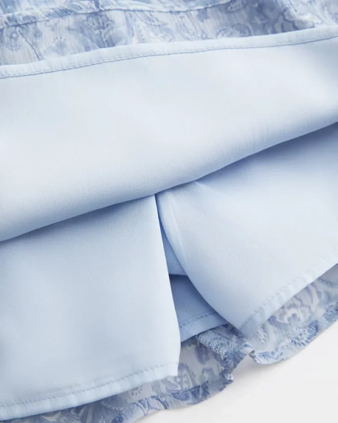 Chiffon-Skort-Kleid Chiffon-Skort-Kleid