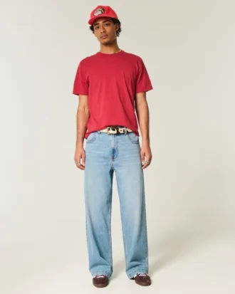 Crew-T-Shirt in klassischer Passform