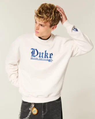 Duke University Blue Devils Grafik-Crew-Sweatshirt